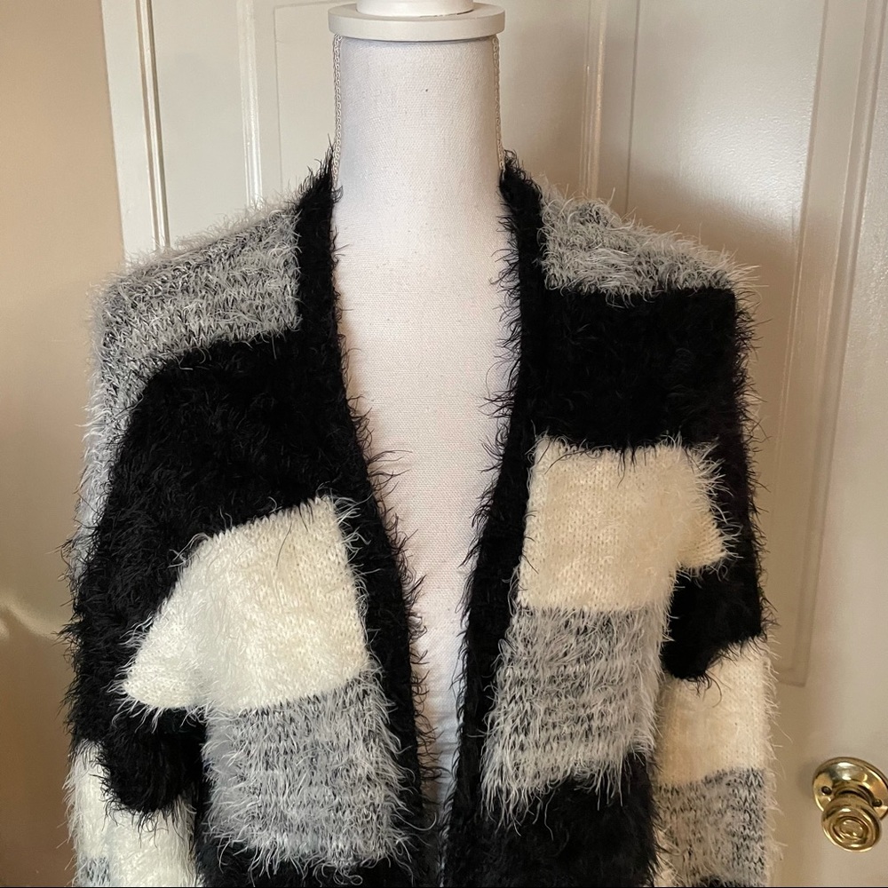 Volcom Women’s Fuzzy Open Front Sweater - image 6